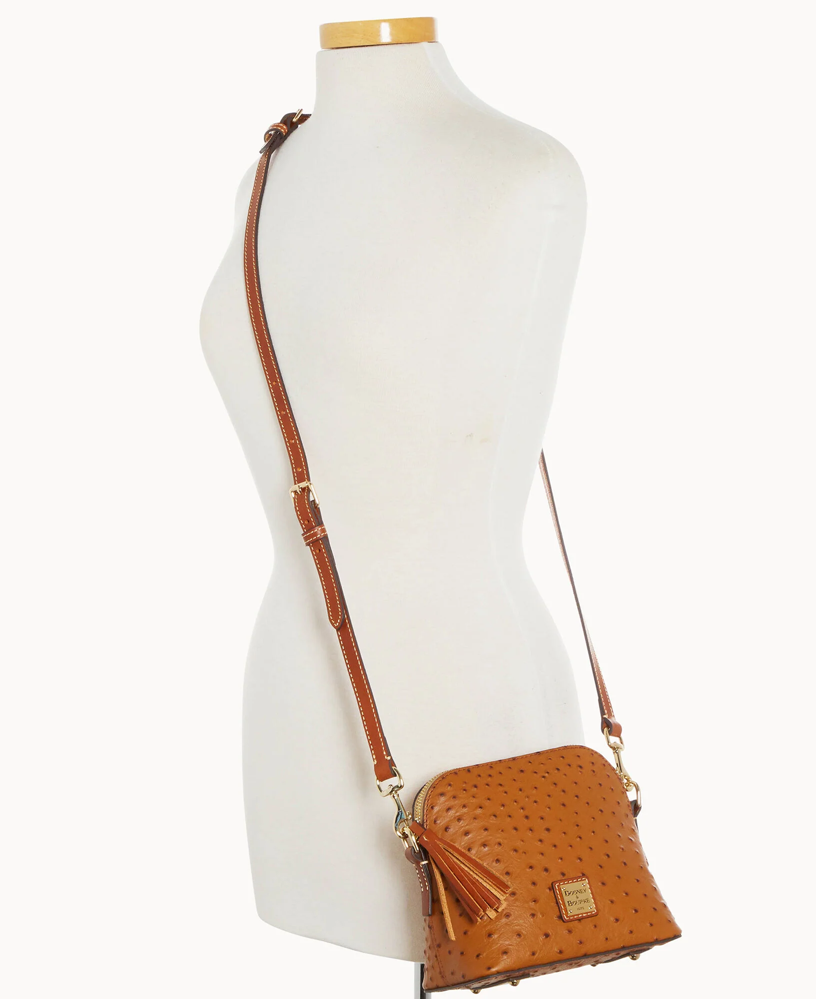 Ostrich Domed Crossbody - Image 5