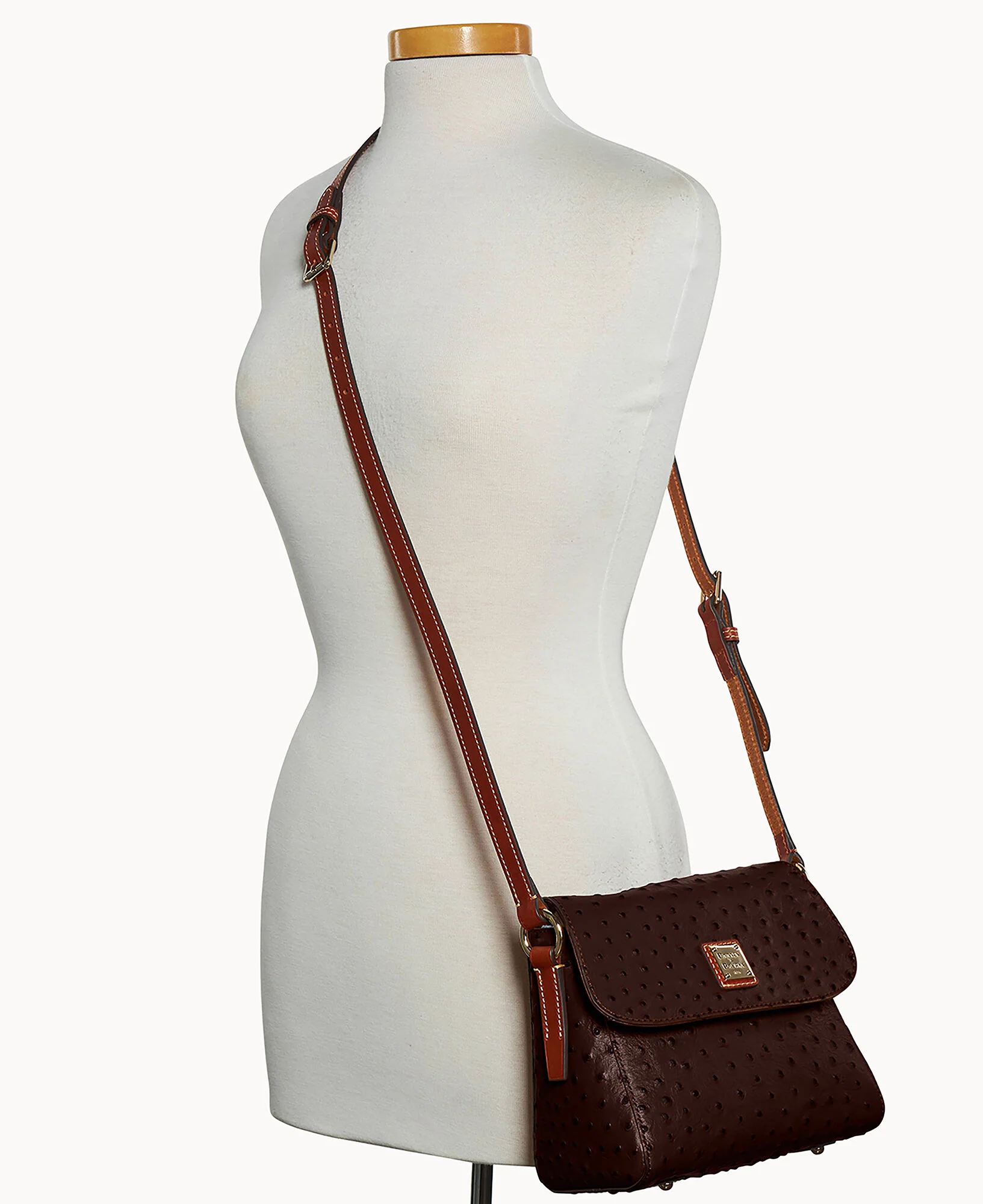 Ostrich Small Eliza Crossbody - Image 20