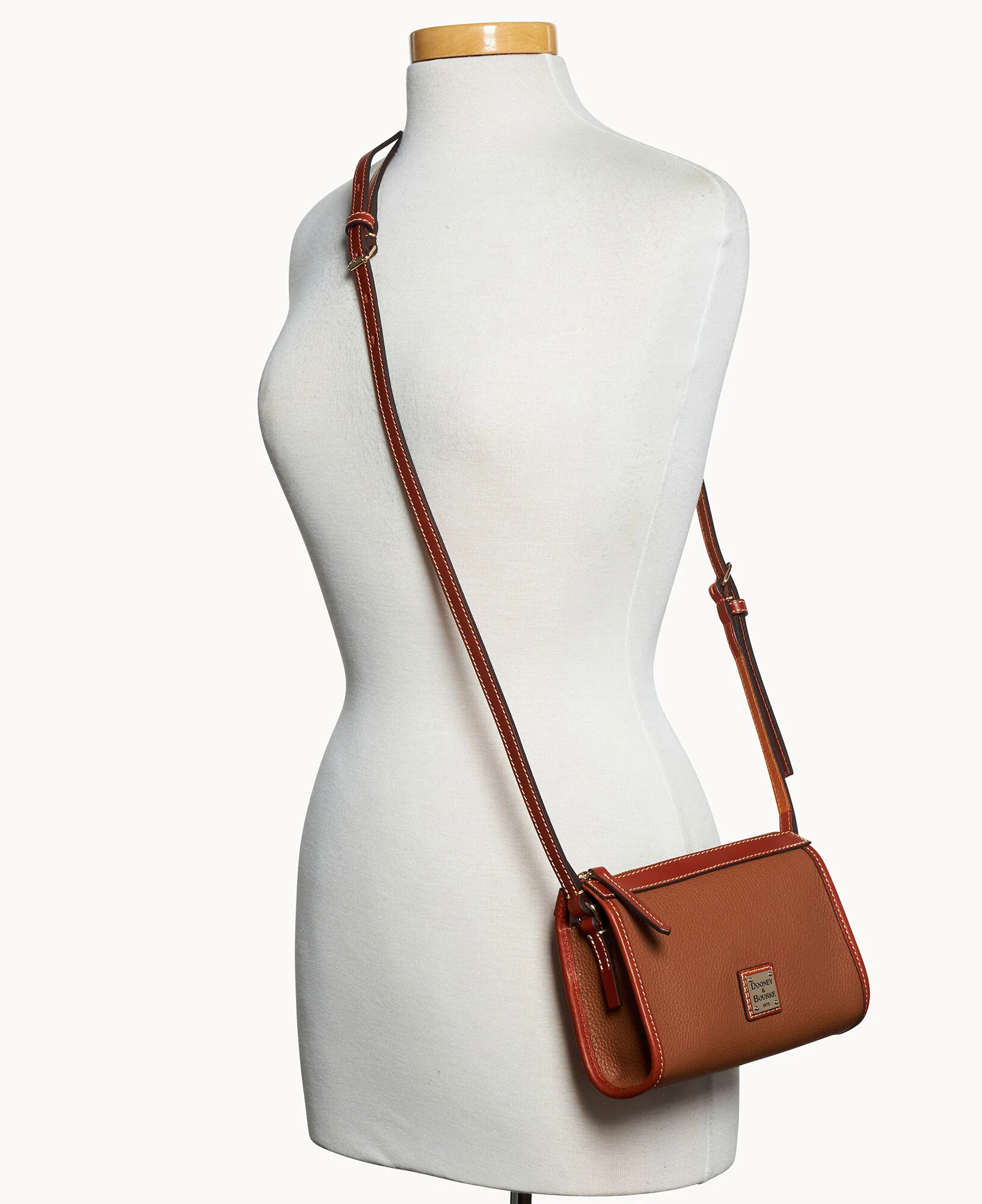 Pebble Grain Small East West Crossbody - Image 42