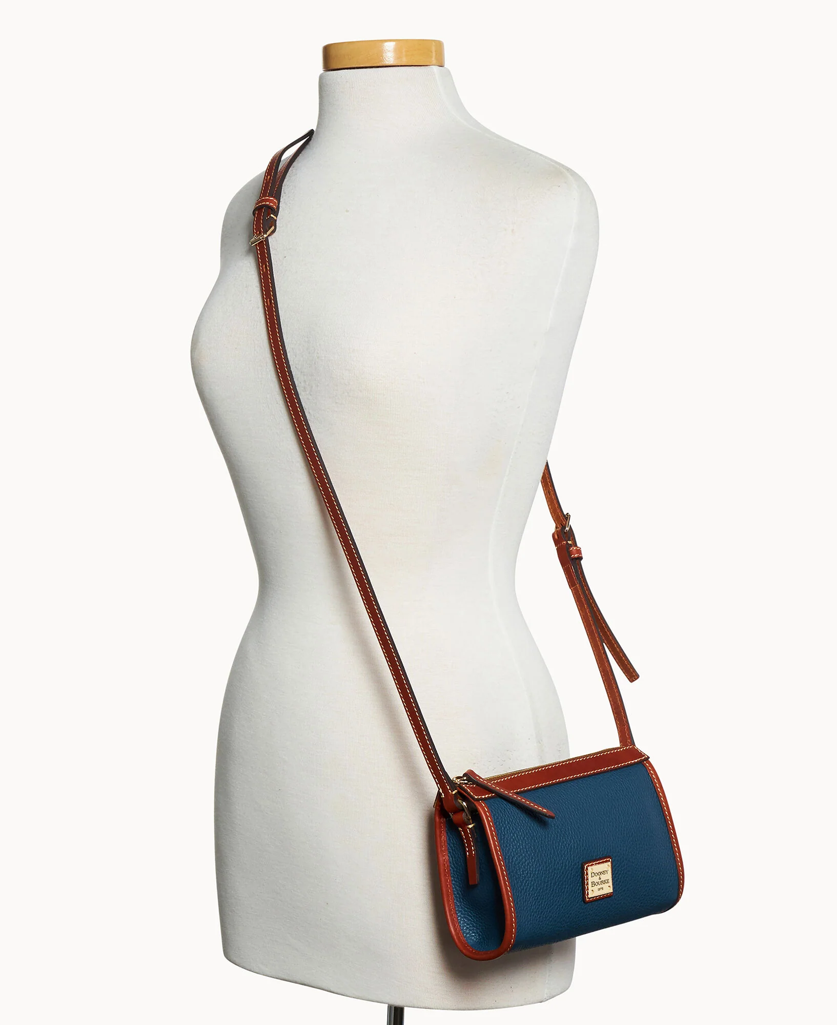 Pebble Grain Small East West Crossbody - Image 46