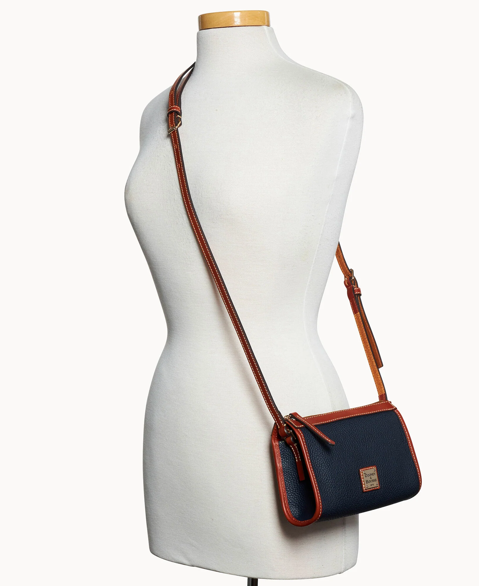 Pebble Grain Small East West Crossbody - Image 49