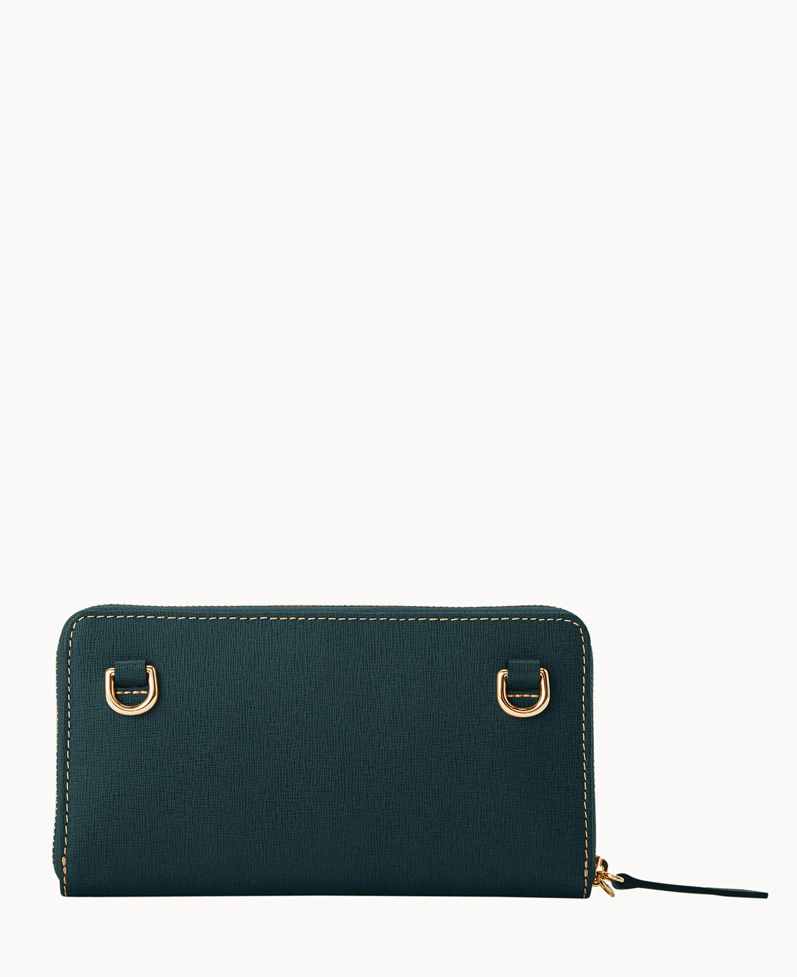 Saffiano Large Zip Around Wristlet Crossbody - Image 7